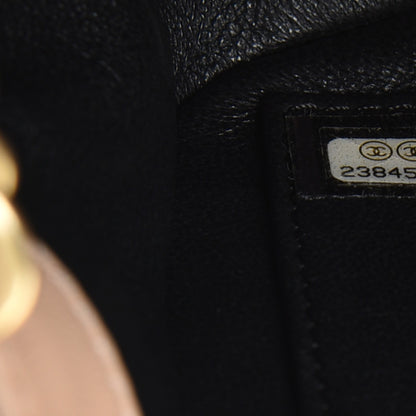 Chanel Caviar Quilted Small CC Filigree Flap Beige Black 7 of 8