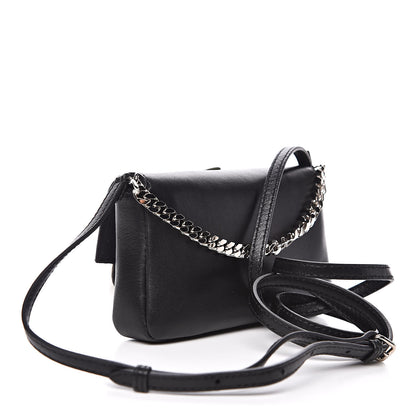 Fendi Shiny Nappa Rabbit Fur Crystal Flowerland Micro Buggie Baguette Black Mojito Multicolor 3 of 11