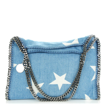 Stella McCartney Denim Small Star Falabella Tote Blue 1 of 8