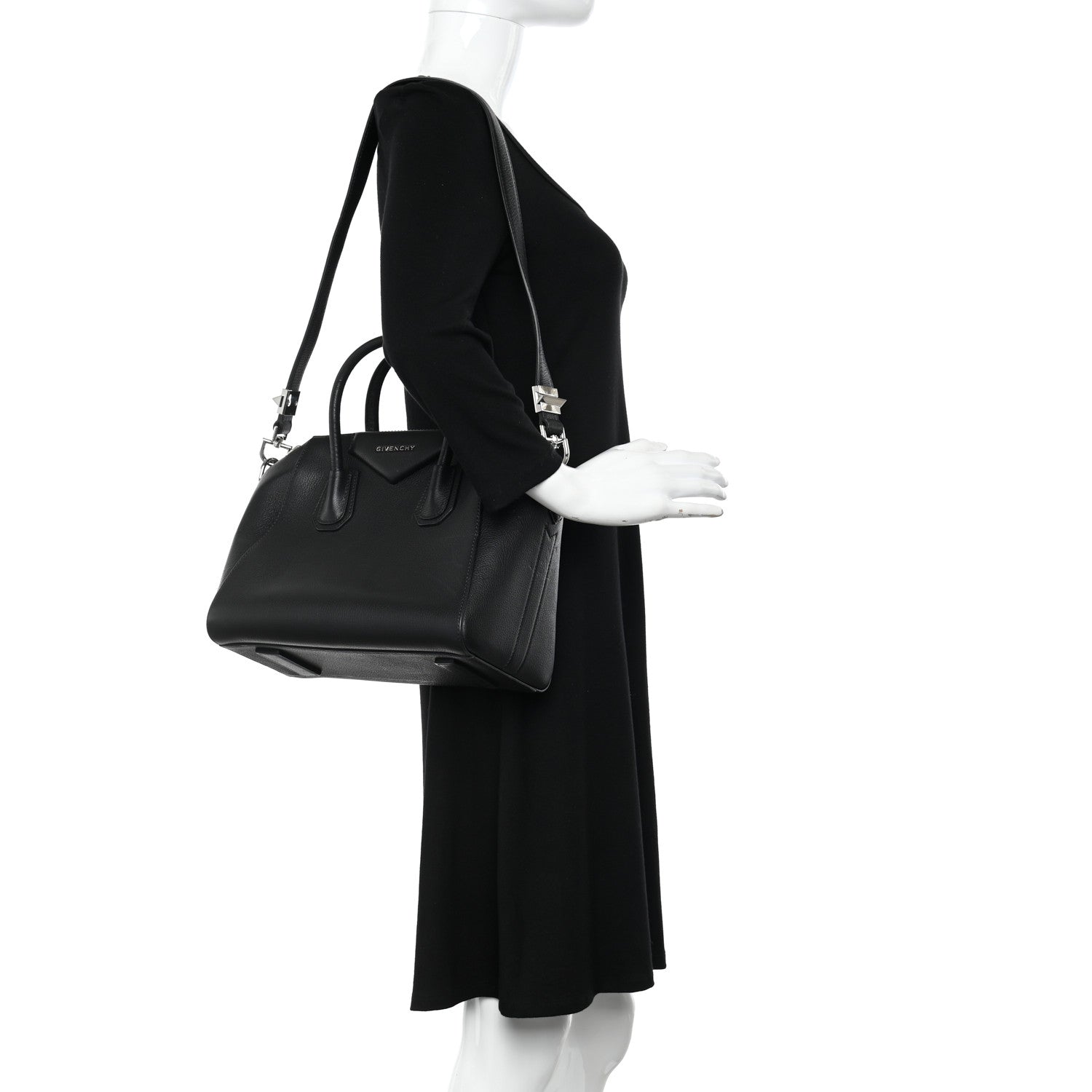 Givenchy Sugar Goatskin Small Antigona Black 2 of 11