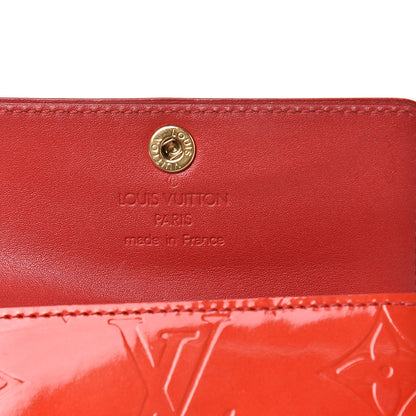 Louis Vuitton Vernis Ludlow Wallet Orange Sunset 7 of 8