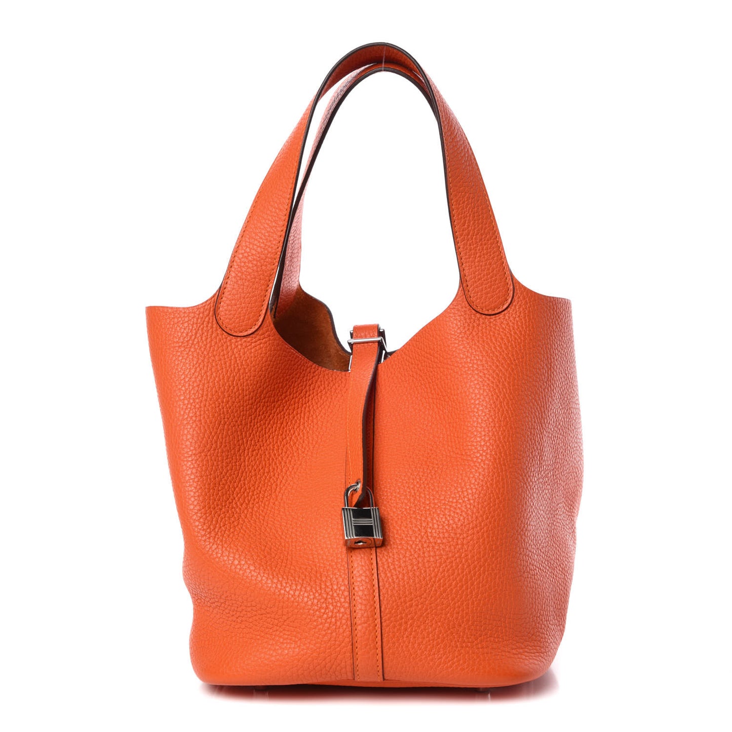 Taurillon Clemence Picotin Lock 22 MM Orange