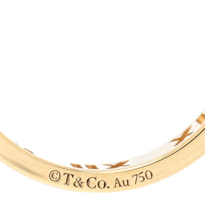 Tiffany 18K Yellow Gold Diamond Wide Atlas Pierced Ring 55 7.25 4 of 4