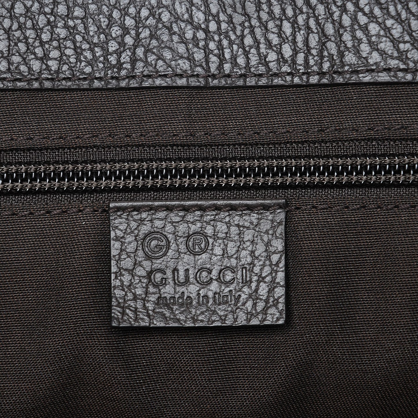Monogram Large Flap Messenger Bag Beige Dark Brown