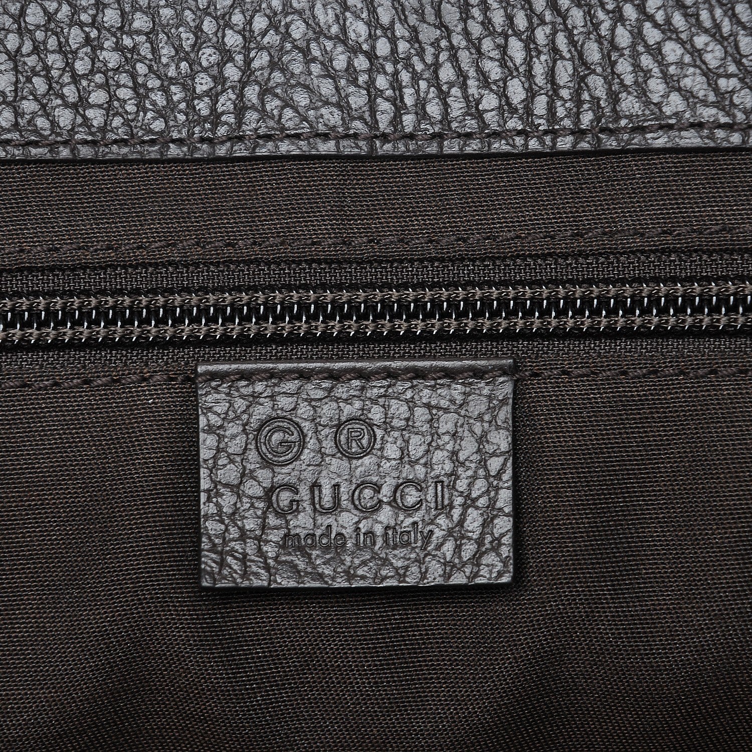 Gucci Monogram Large Flap Messenger Bag Beige Dark Brown 6 of 7
