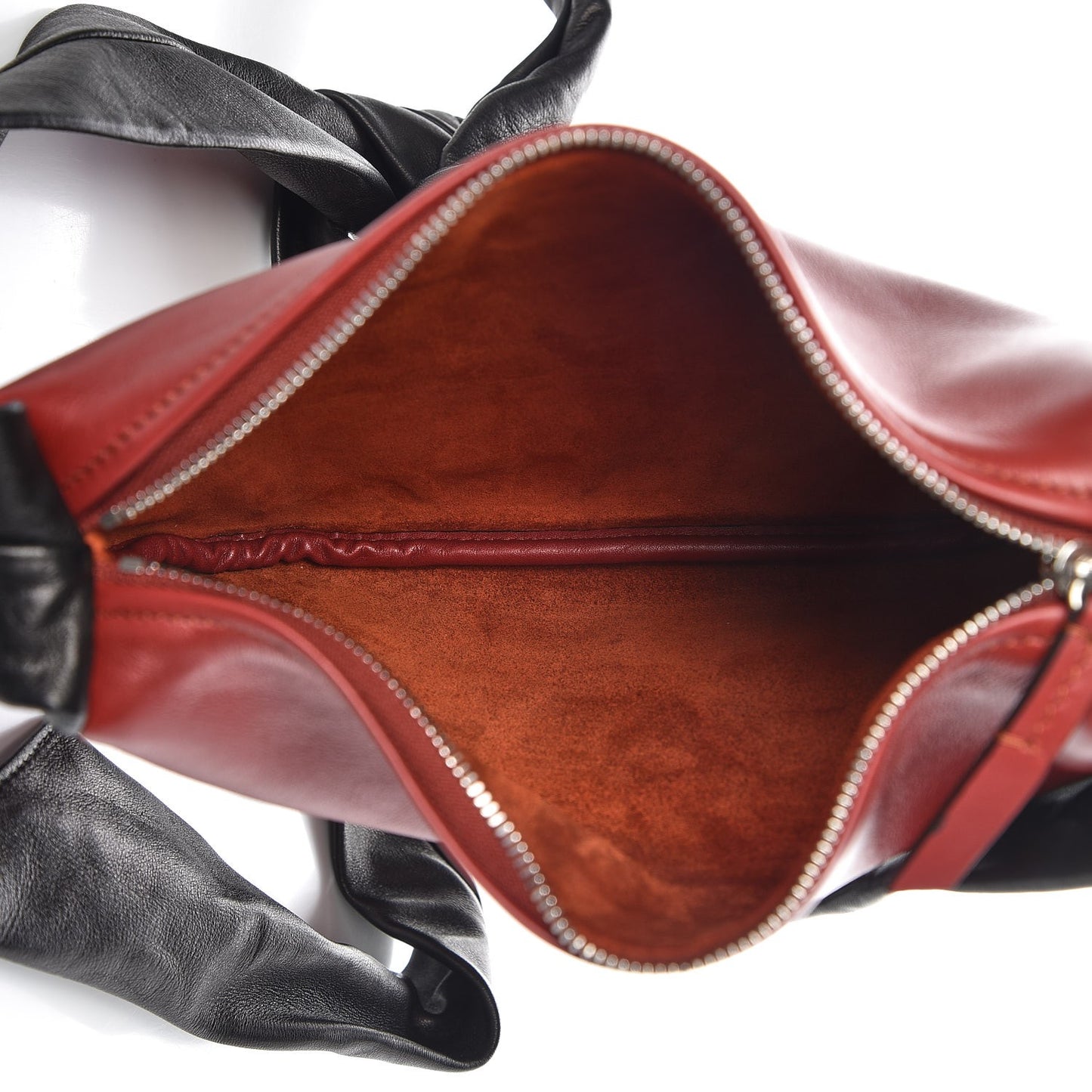 Calfskin Small Ribbon Shoulder Bag Merlot