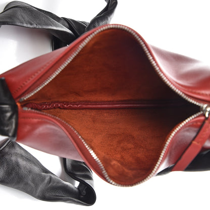 Celine Calfskin Small Ribbon Shoulder Bag Merlot 5 of 8