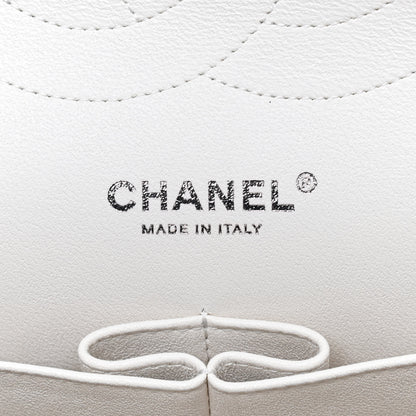 Chanel Calfskin Quilted Jumbo Double Flap White 5 of 8