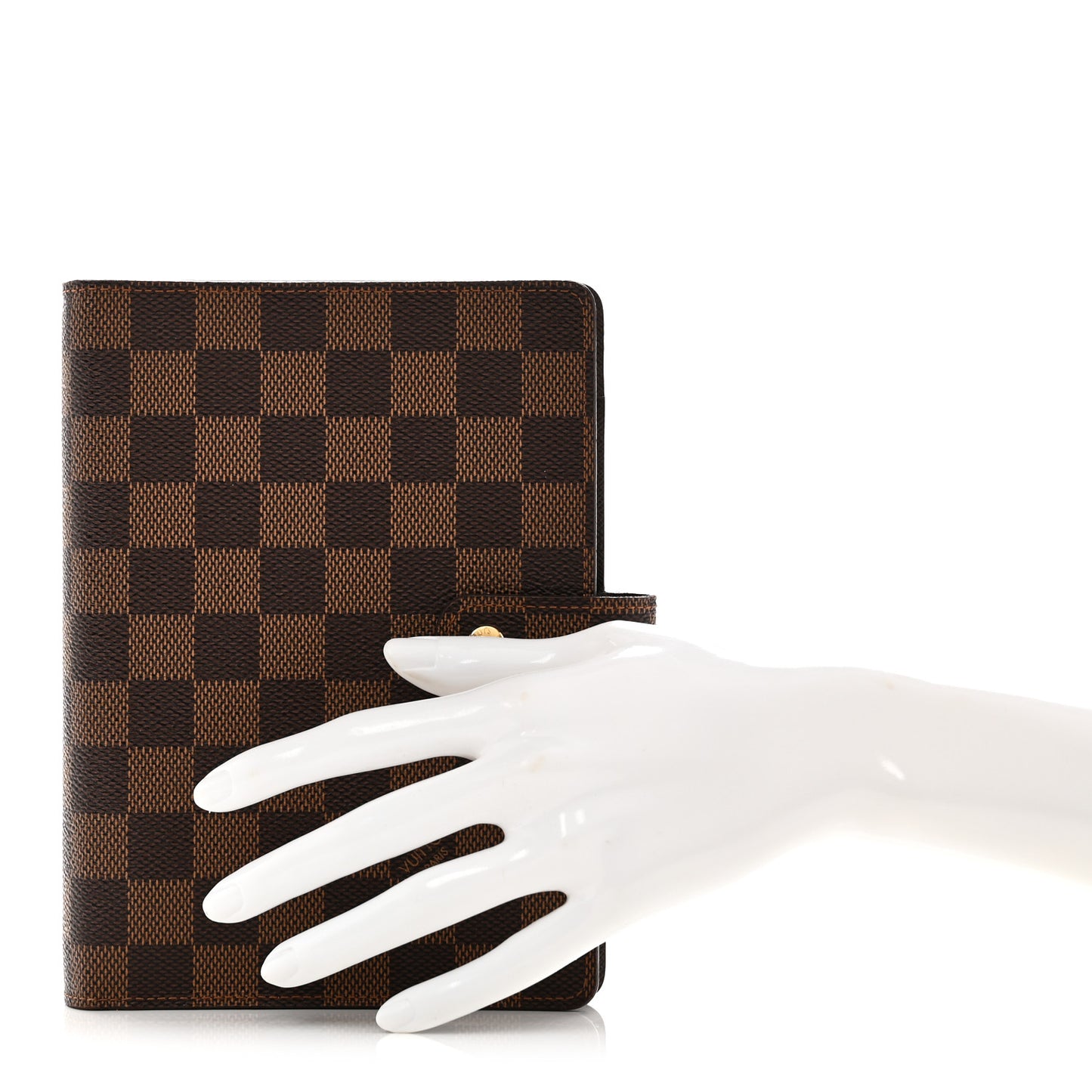 Damier Ebene Medium Ring Agenda Cover