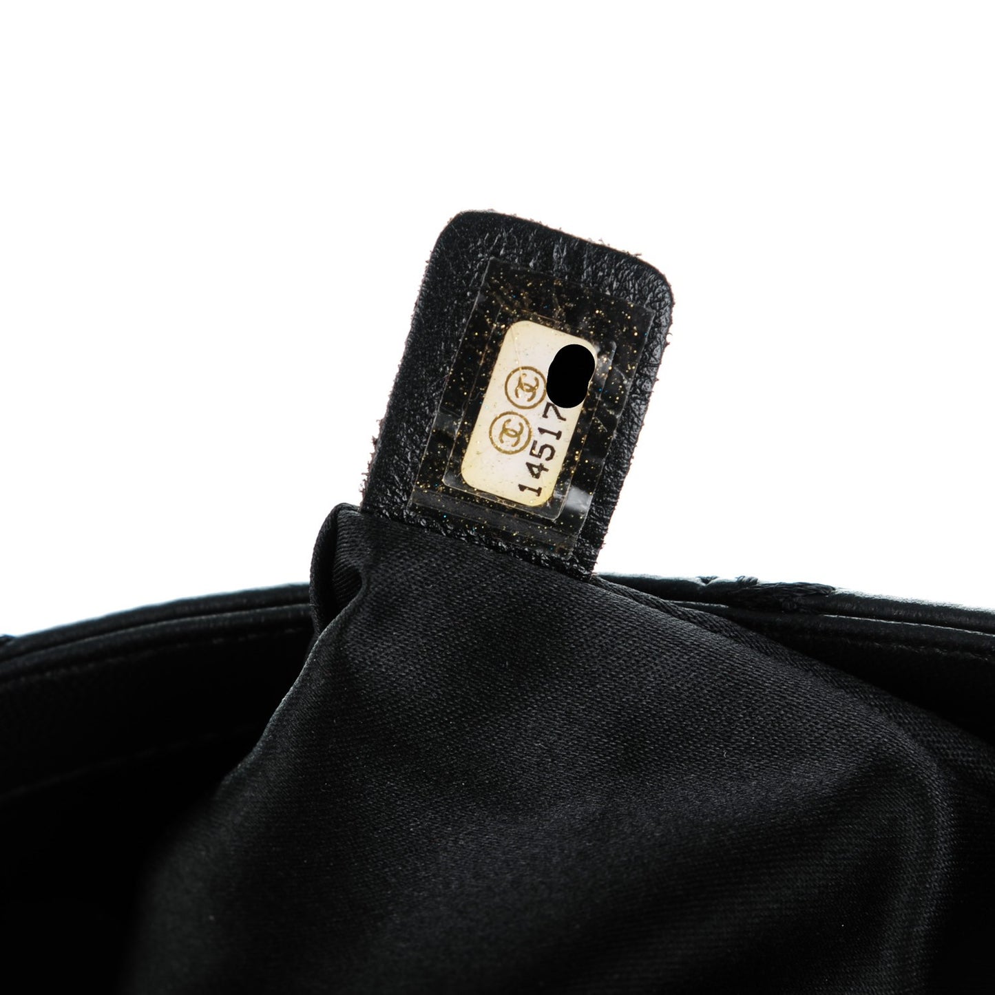 Lambskin Ultimate Stitch Flap Black