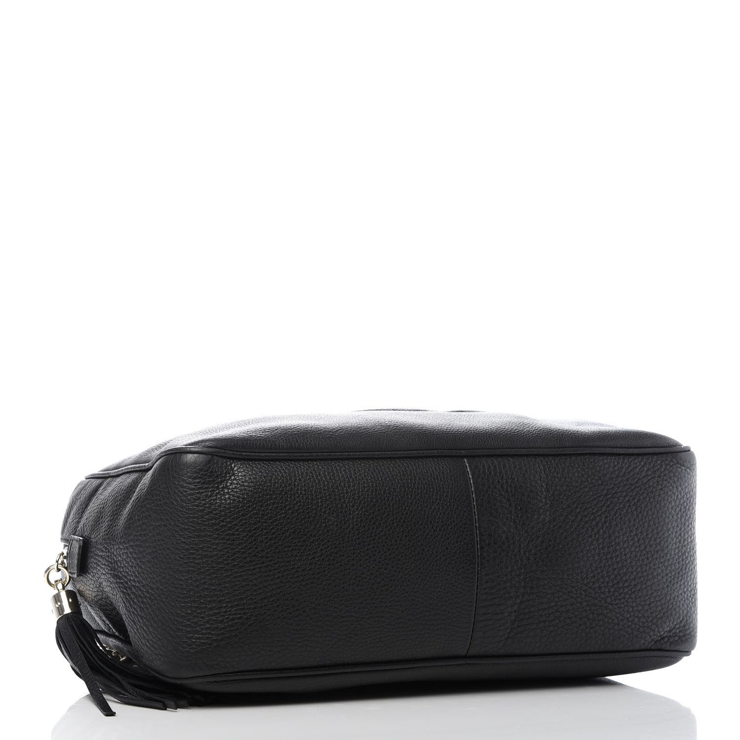 Pebbled Calfskin Medium Soho Bowler Black