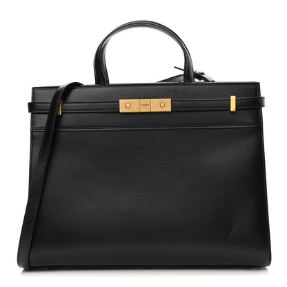 Saint Laurent Calfskin Small Manhattan Shopper Tote Black 1 of 10