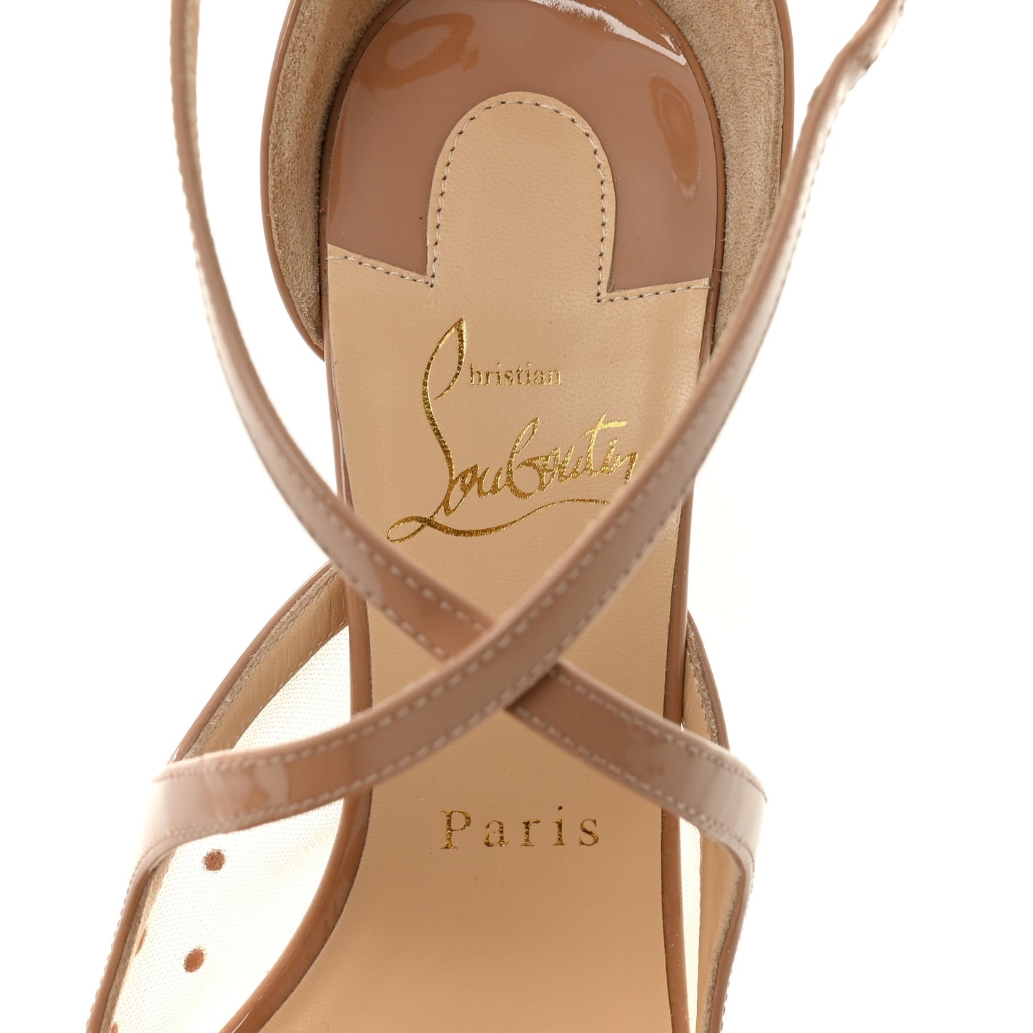 Rete Dentelle Patent Strass Twistissima 85 Pumps 36.5 Light Silk