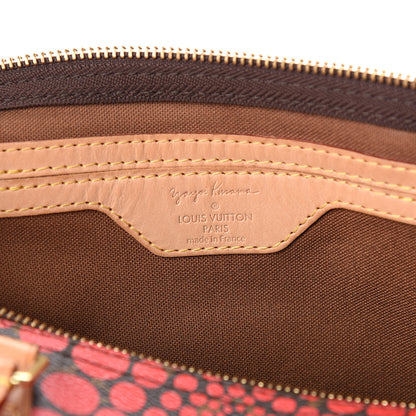 Louis Vuitton Monogram Kusama Town Speedy 30 Red 6 of 10