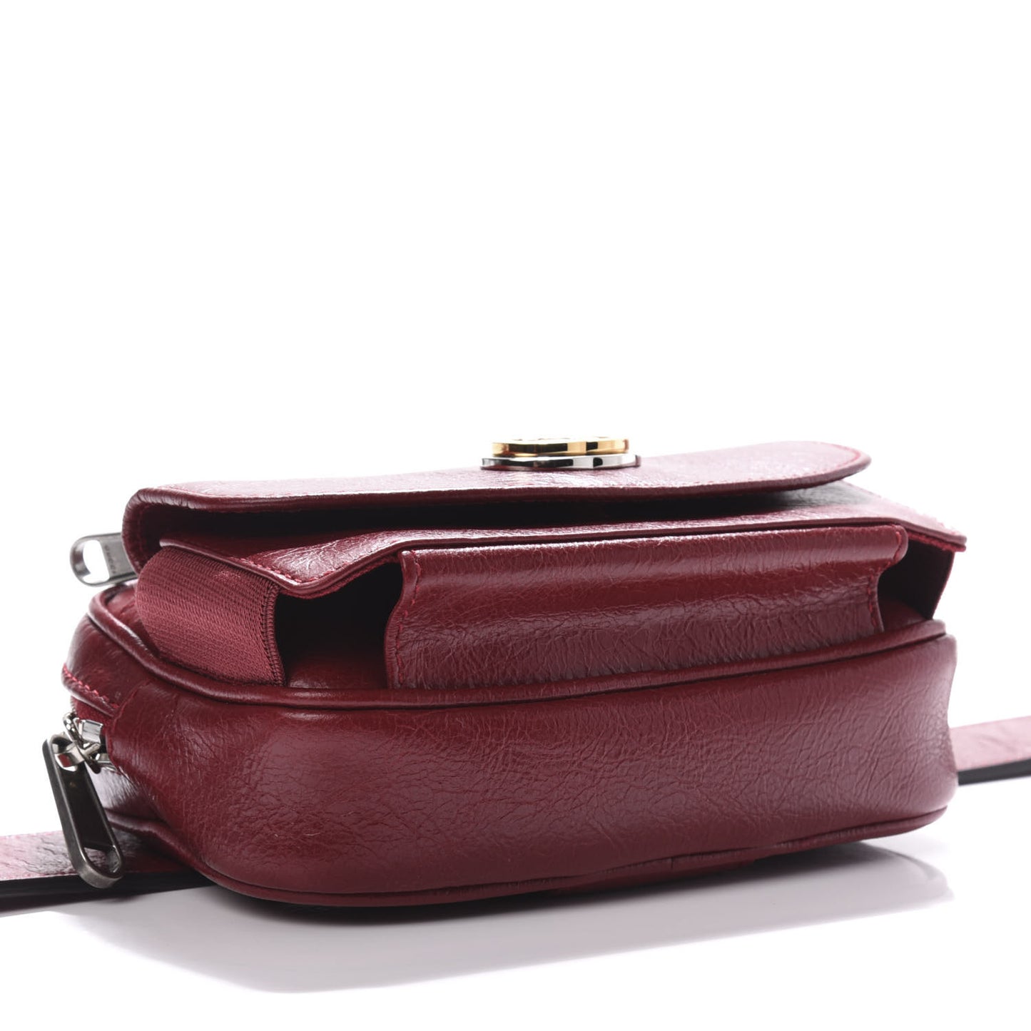 Fluffy Calfskin Mini Morpheus Belt Bag 70 28 Red