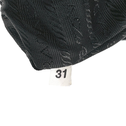 Prada Nylon Flat Messenger Bag Black 7 of 11