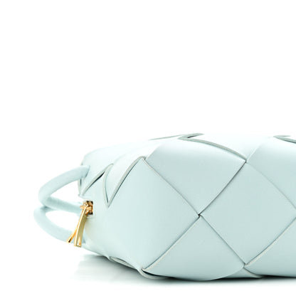 Bottega Veneta Maxi Intreccio Small Cassette Camera Bag Teal Washed 8 of 9