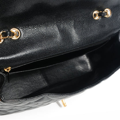 Chanel Caviar Jumbo Single Flap Black 5 of 8