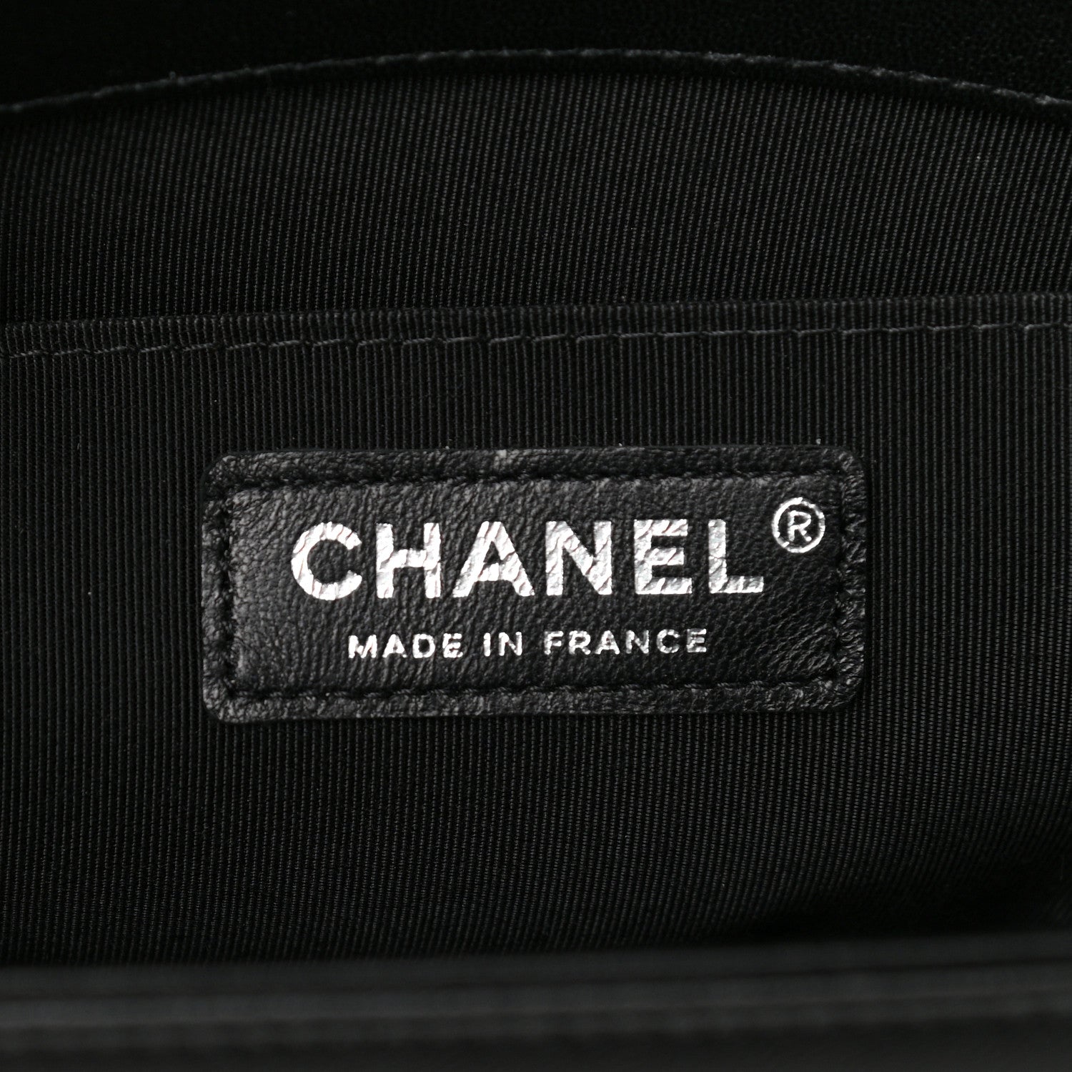 Chanel Lambskin Iridescent PVC Chevron Quilted Medium Boy Flap Black Silver 6 of 10