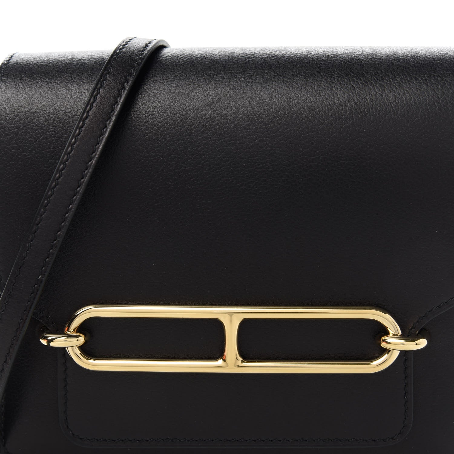 Hermes Evergrain Mini Sac Roulis Black 10 of 11