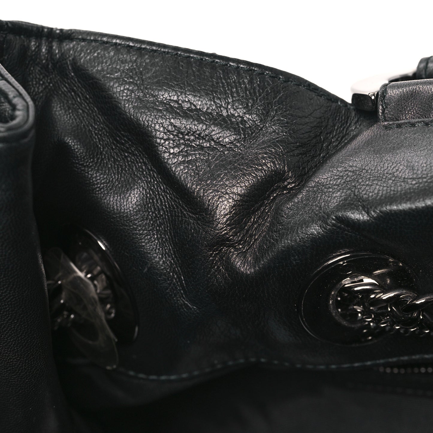 Lambskin Cannage Chri Chri Tote Black