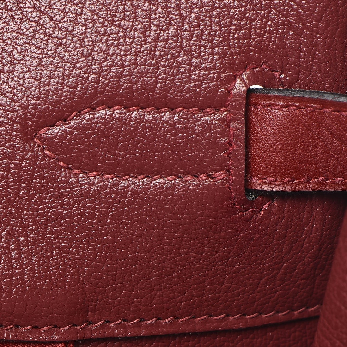 Taurillon Clemence Birkin 35 Rouge H