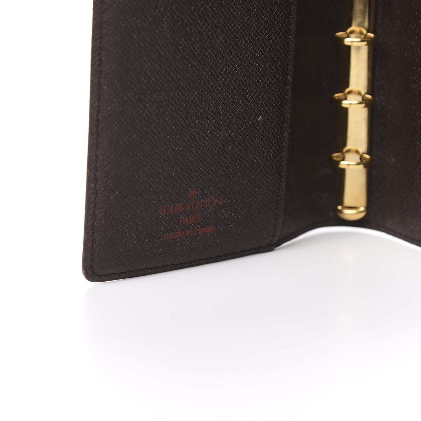 Damier Ebene Small Ring Agenda Cover