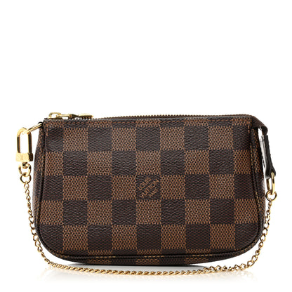 Louis Vuitton Damier Ebene Mini Pochette Accessories 1 of 8