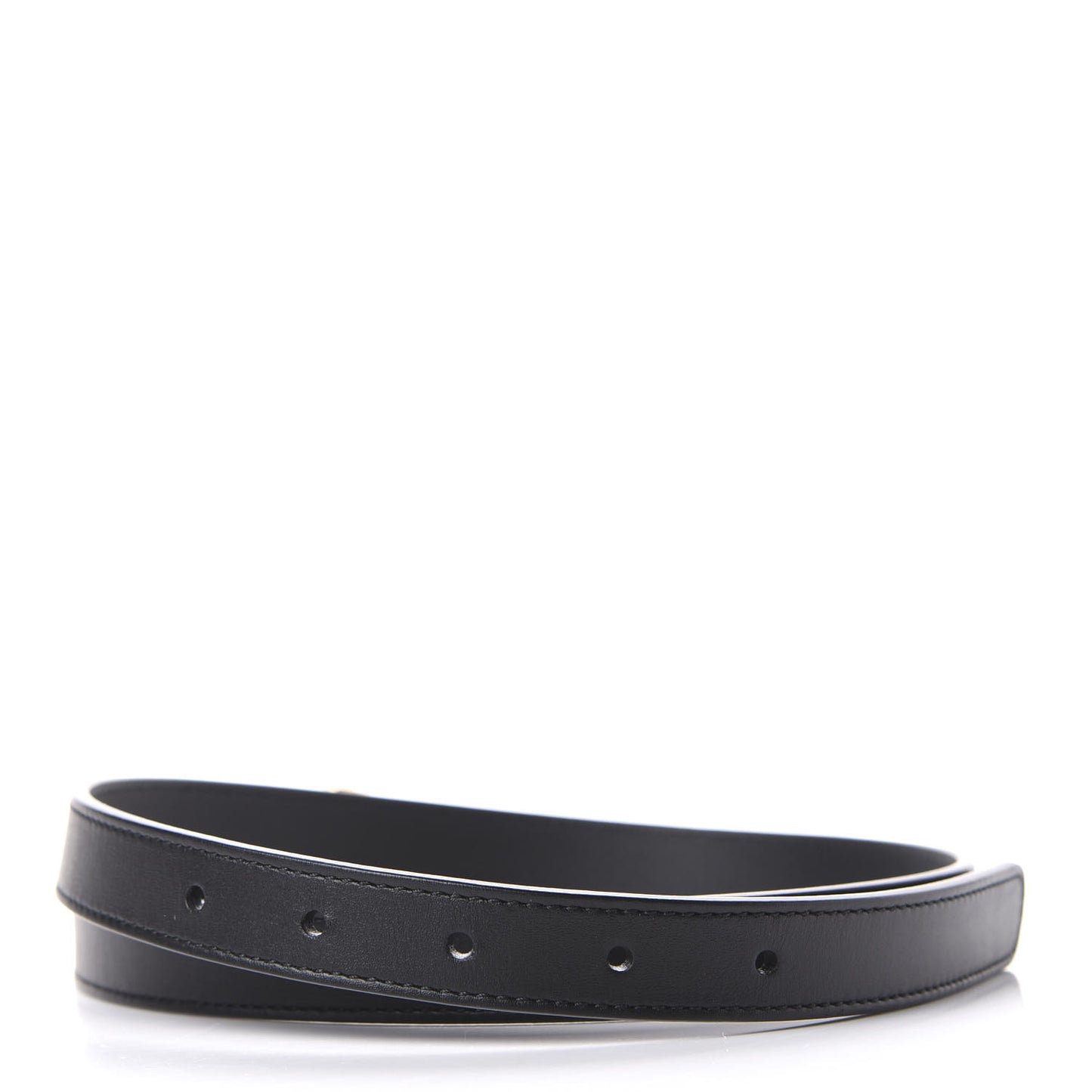 Calfskin Double G 20mm Belt 80 32 Black