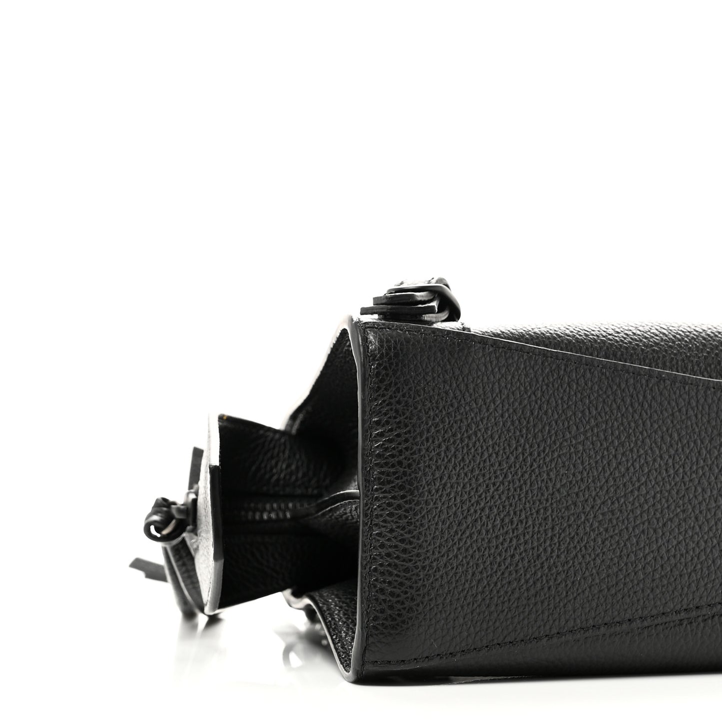 Grained Calfskin Neo Classic Black Hardware Mini City Black