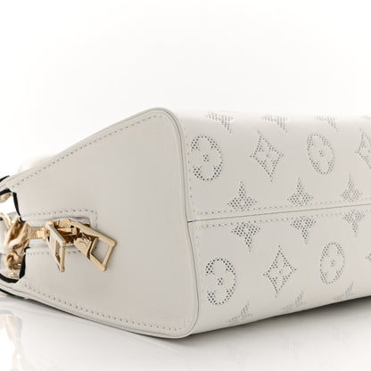 Louis Vuitton Calfskin Embossed Monogram OnTheGo East West White 8 of 10