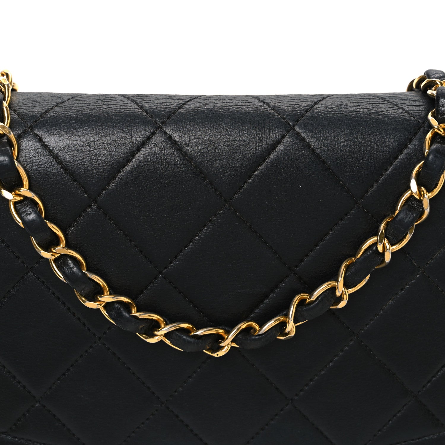Chanel Lambskin Quilted Small Single Flap Black 9 of 16