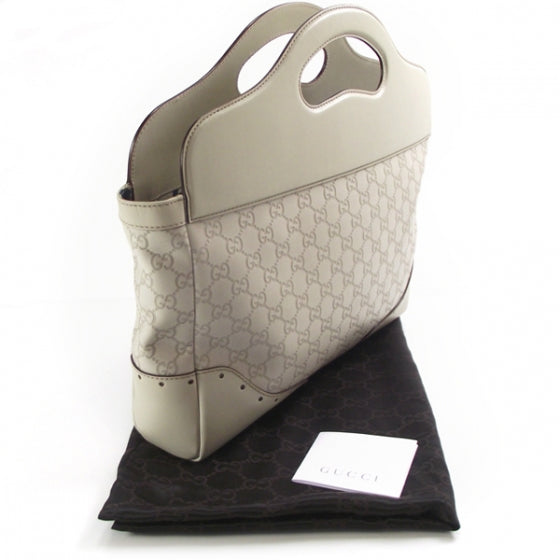 Gucci Guccissima Medium Punch Top Handle Tote 3 of 10