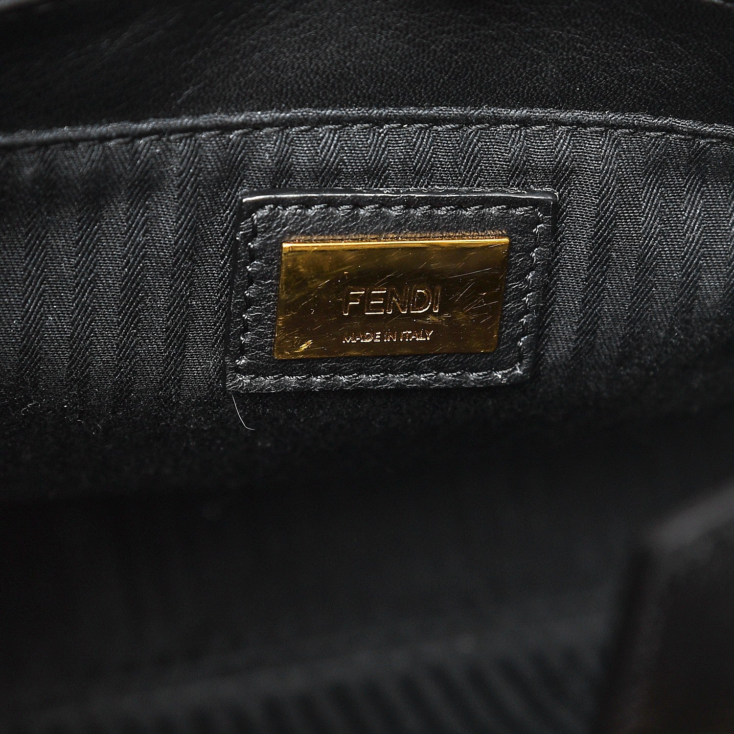 Fendi Vitello Elite Petite 2Jours Tote Black 7 of 9