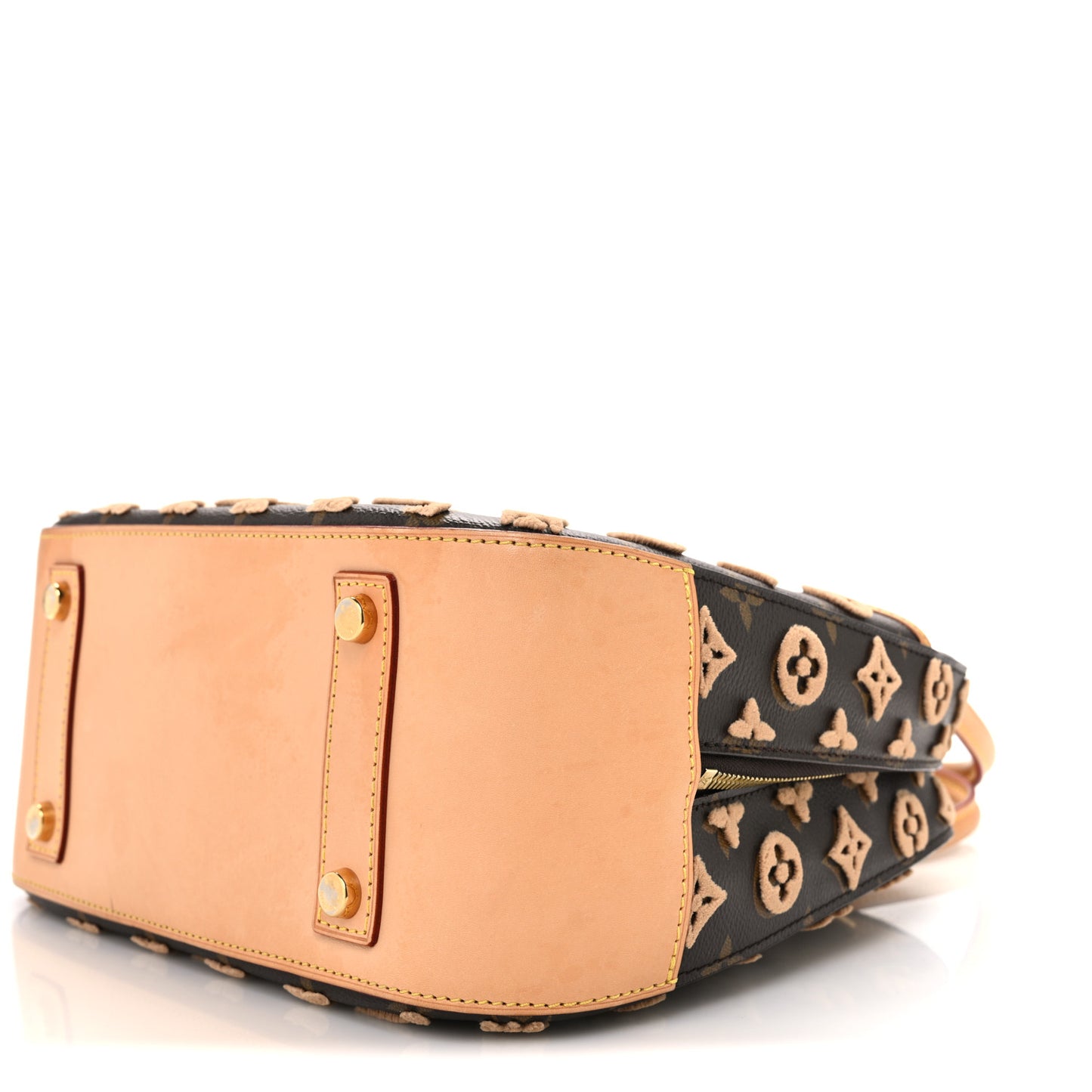 Monogram Tuffetage Deauville Cube Caramel