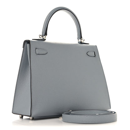 Hermes Epsom Kelly Sellier 25 Gris Pantin 2 of 13