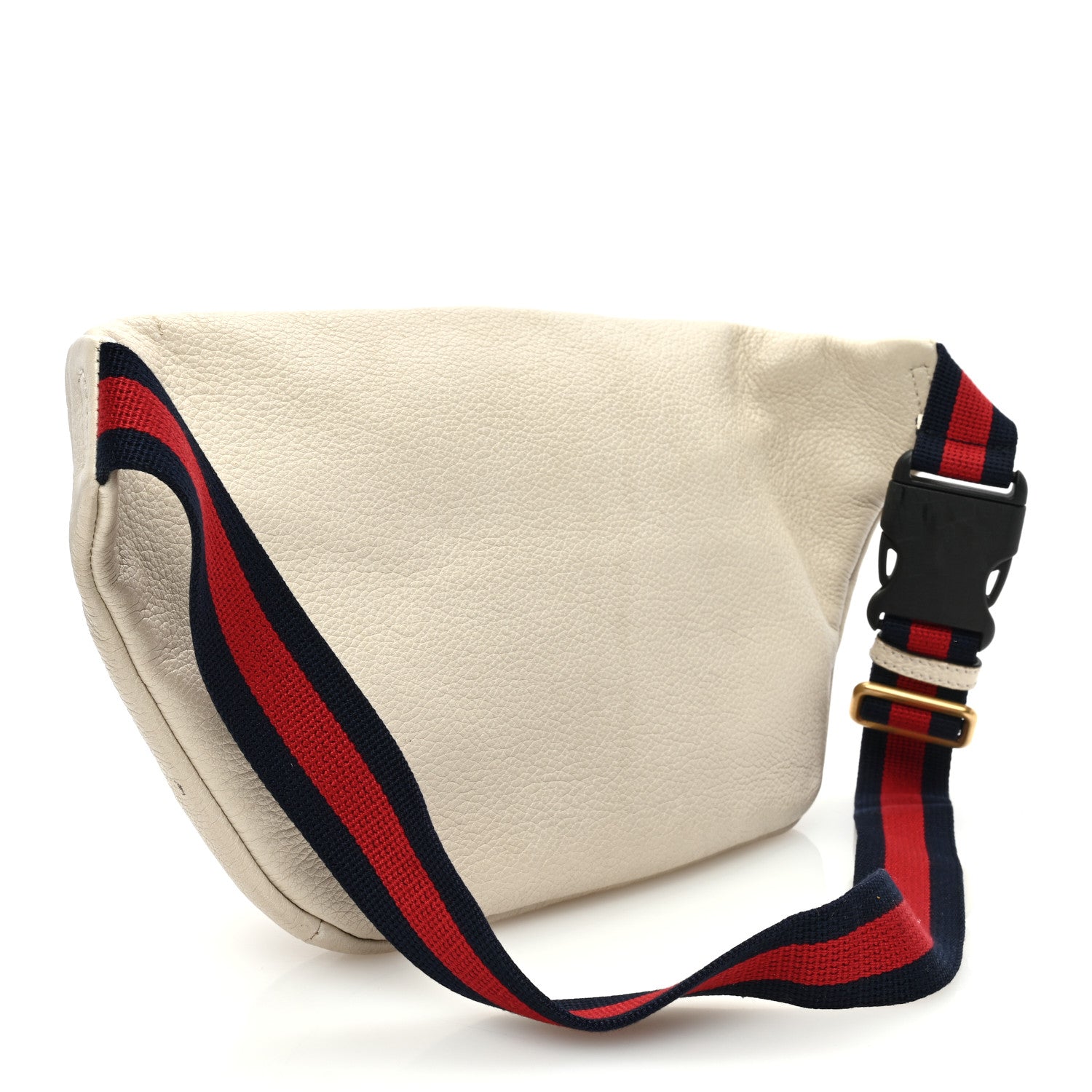 Gucci Grained Calfskin Small Logo Belt Bag White 2 of 13
