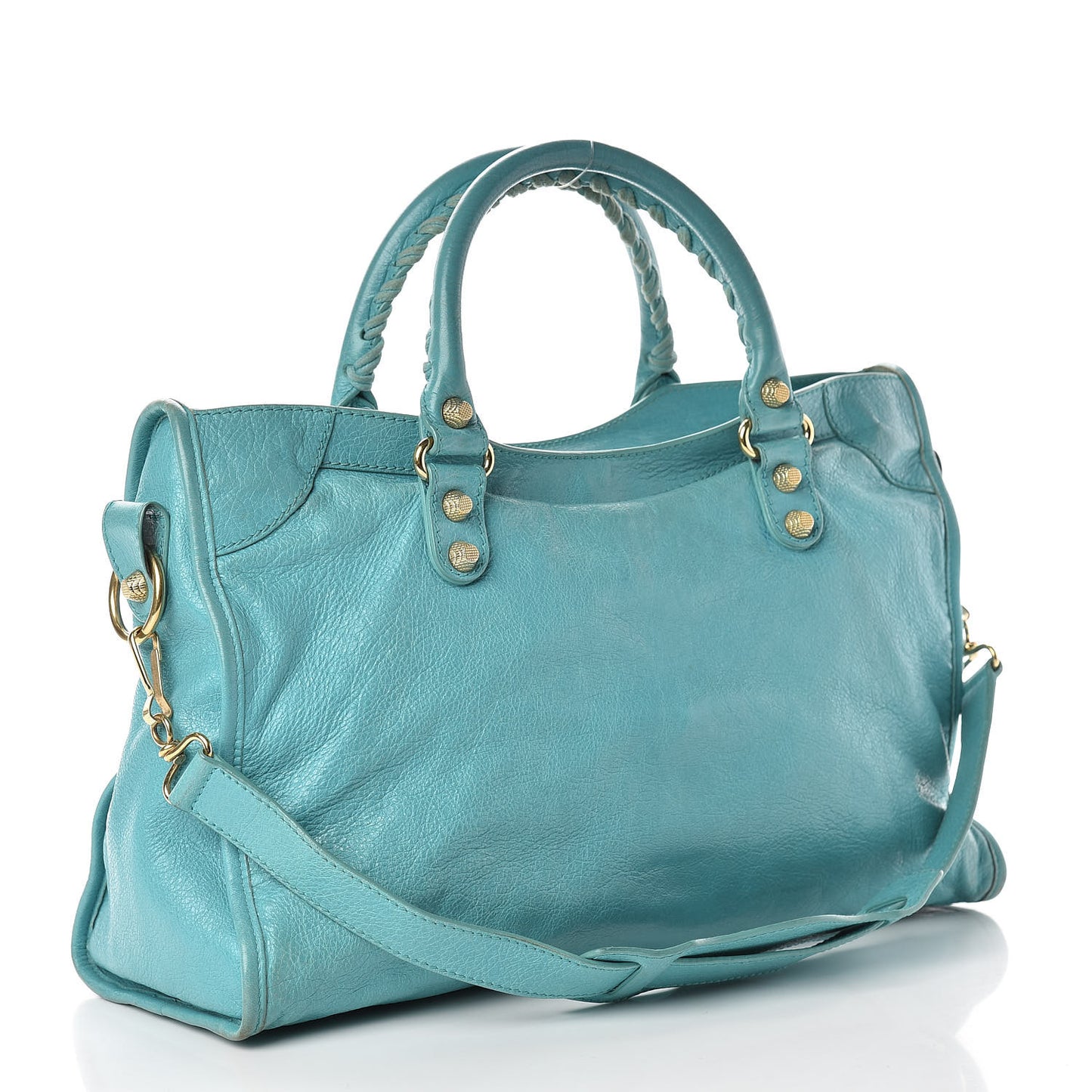 Agneau Giant 12 Gold Hardware City Bleu Tropical