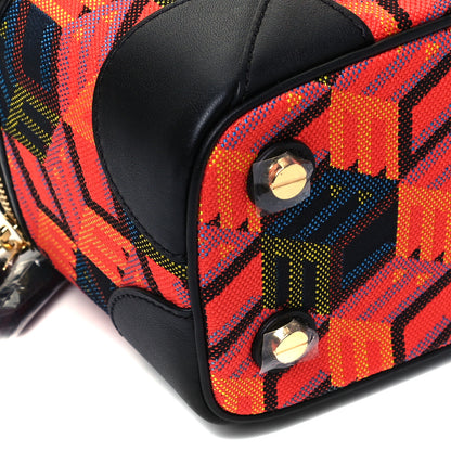 MCM Jacquard Cubic Monogram Rockstar Small Vanity Case Multicolor 6 of 7