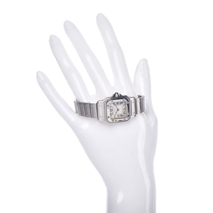 Cartier Stainless Steel 24mm Santos de Galbee Quartz Watch 2 of 6