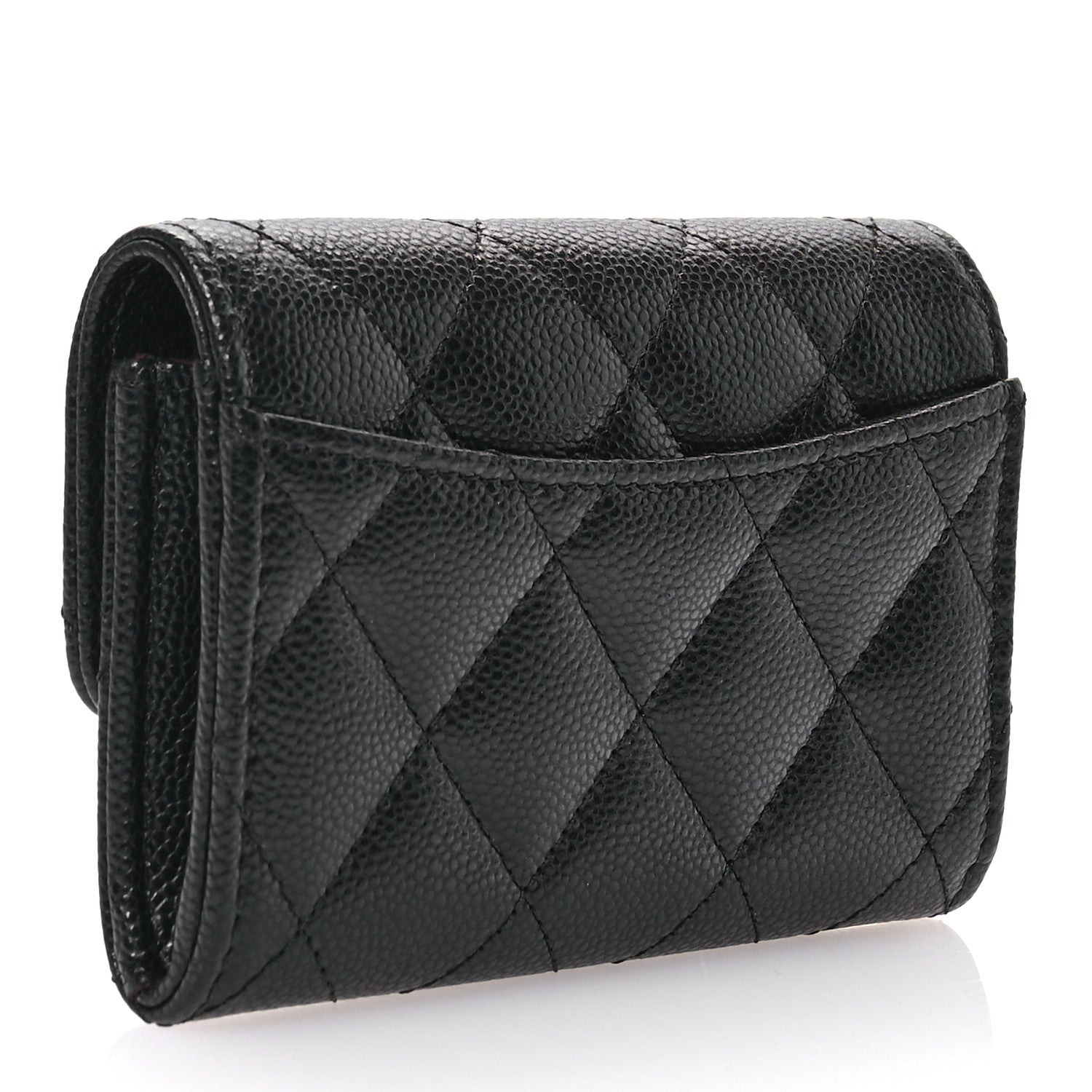 Chanel Lambskin Quilted Jewelry Case Black 6 of 16