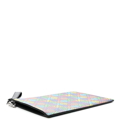 Gucci GG Supreme Monogram Psychedelic Zip Wristlet Pouch Black Multicolor 4 of 7