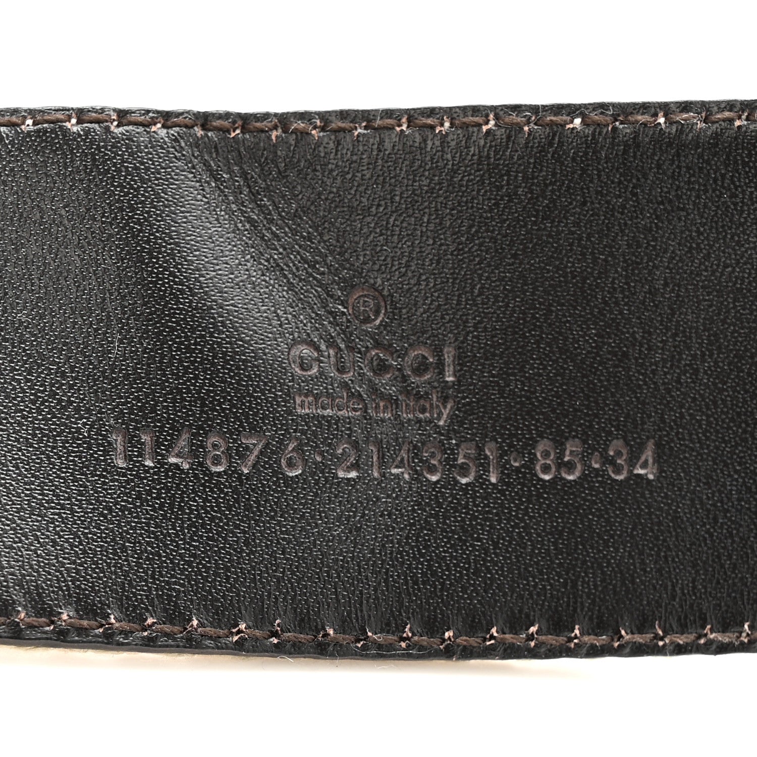 Gucci Calfskin Web Interlocking G Belt 85 34 Fuchsia White 10 of 16