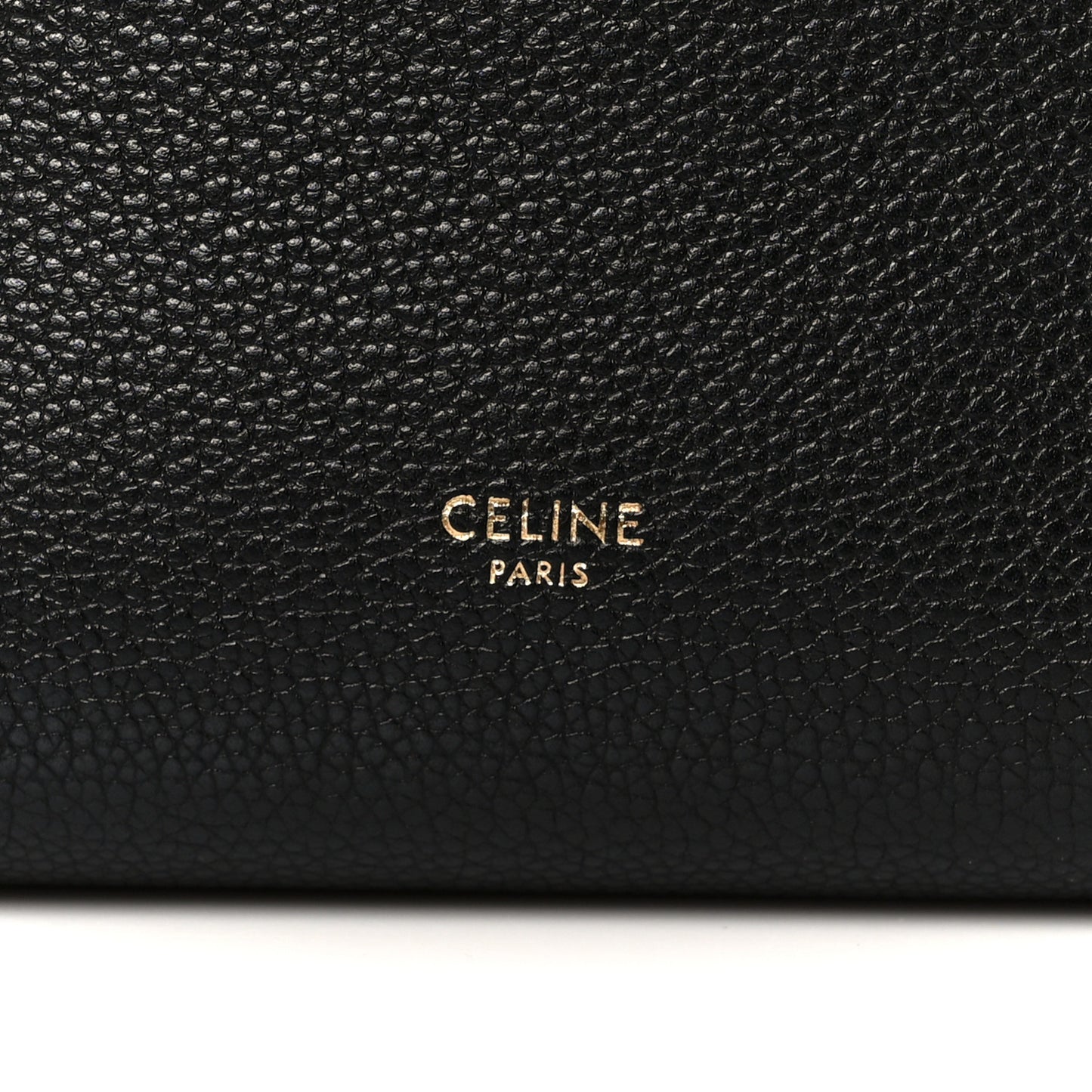 Soft Grained Calfskin Small Sangle Bucket Bag Black