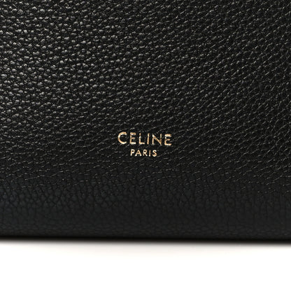 Celine Soft Grained Calfskin Small Sangle Bucket Bag Black 8 of 10