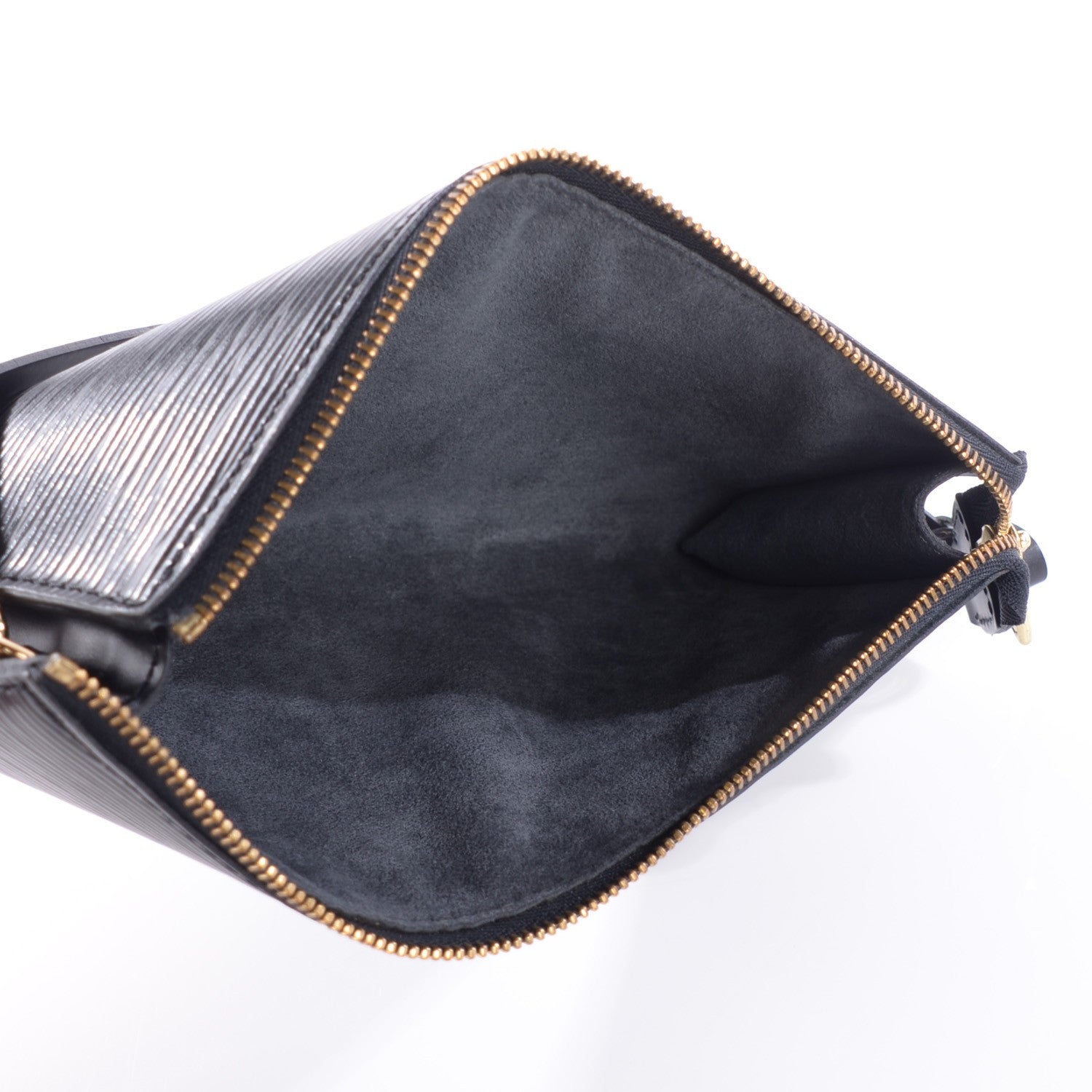 Louis Vuitton Epi Pochette Accessories 24 Black 5 of 7