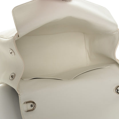 Christian Dior Smooth Calfskin Bi-Color Small Be Dior Flap White Black 5 of 12
