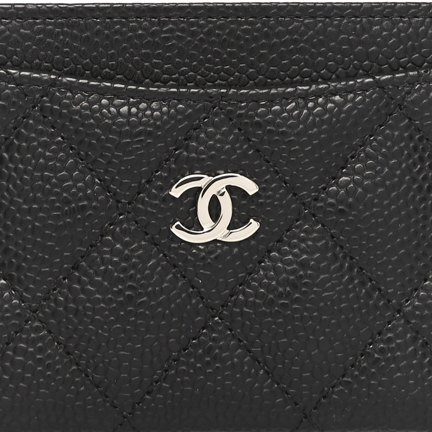 Chanel Caviar Quilted Card Holder Black 9 of 10