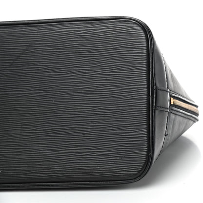 Louis Vuitton Epi Alma MM Black 7 of 12