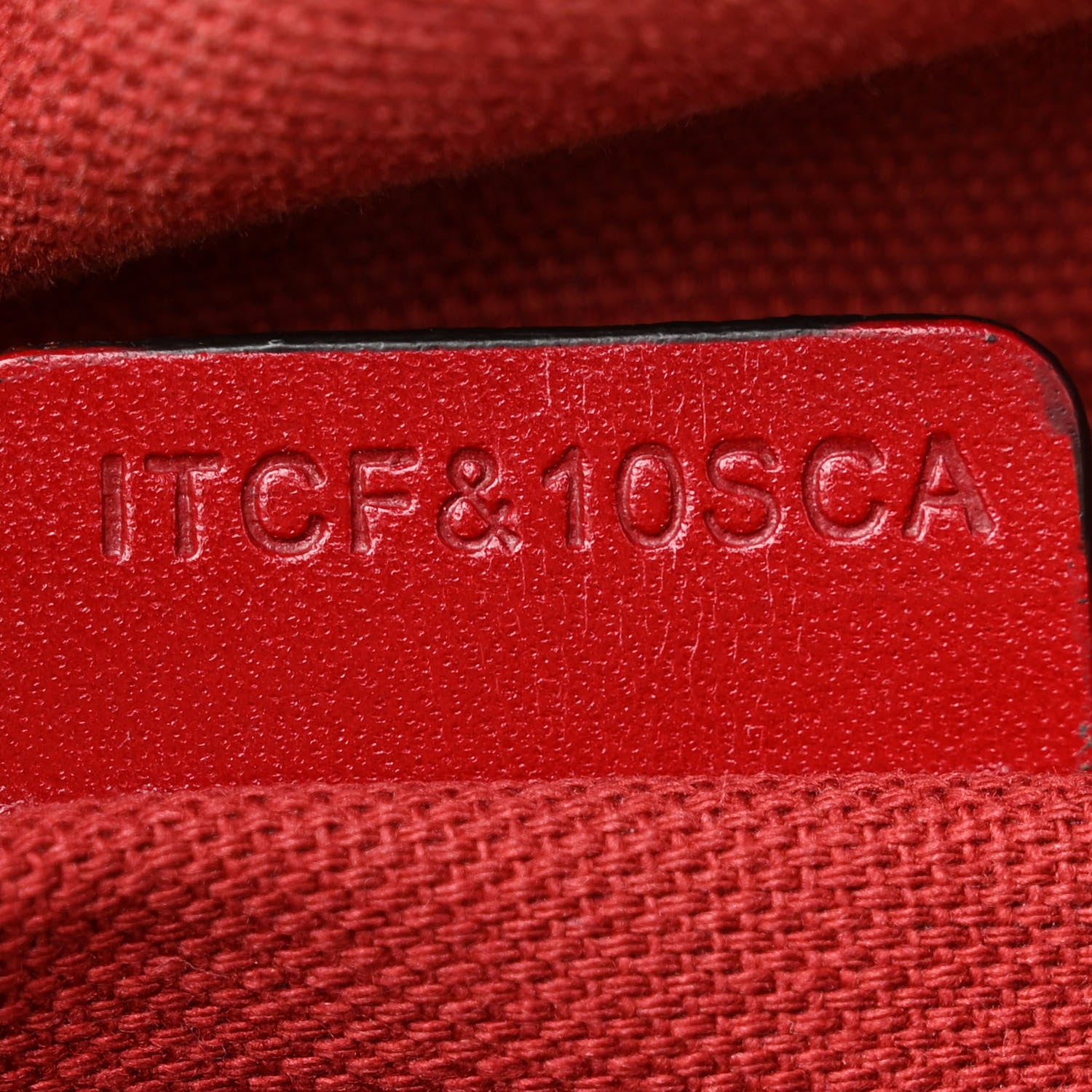 Burberry Haymarket Check Small Blaze Satchel Military Red 8 of 13